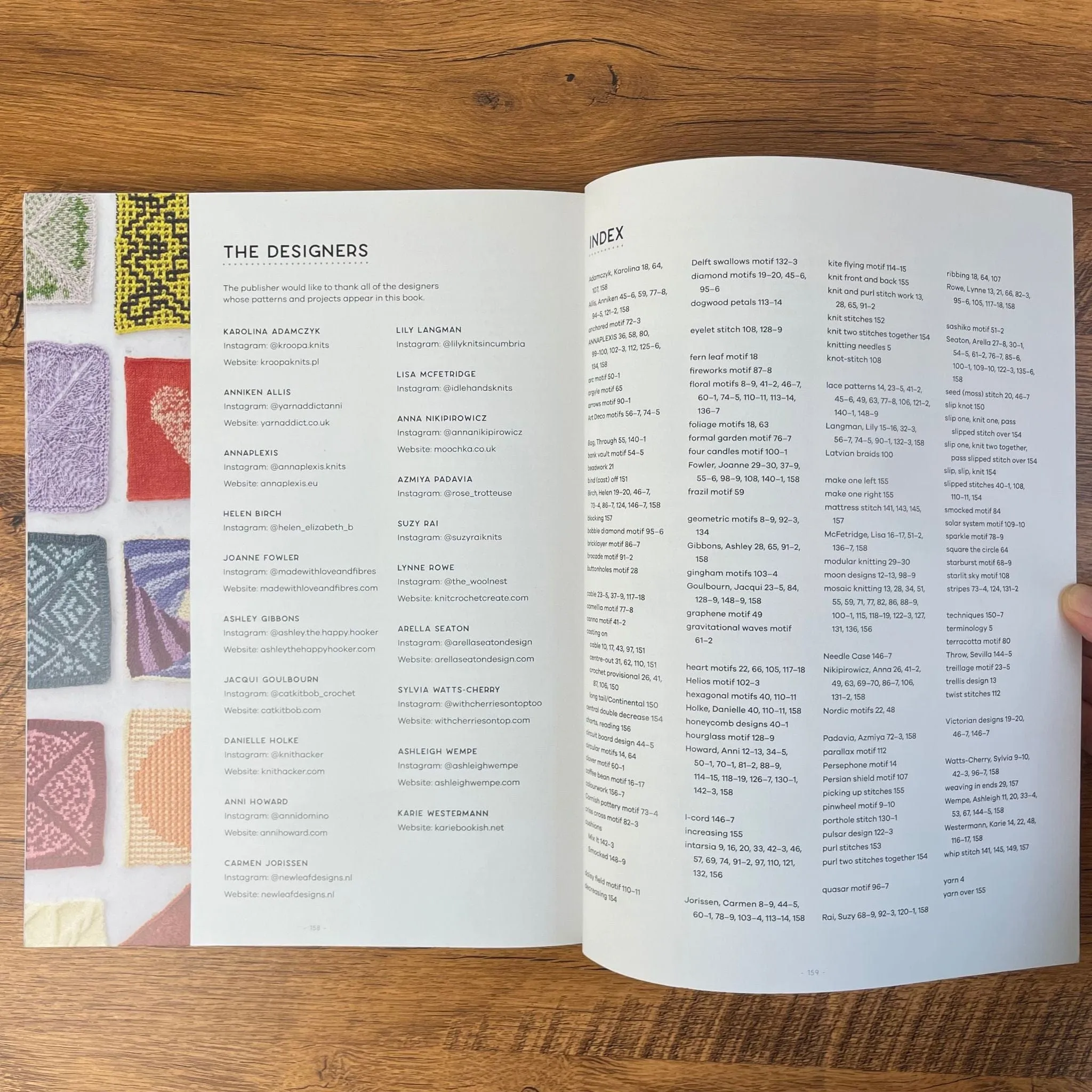 100 Knitted Tiles edited by Sarah Callard