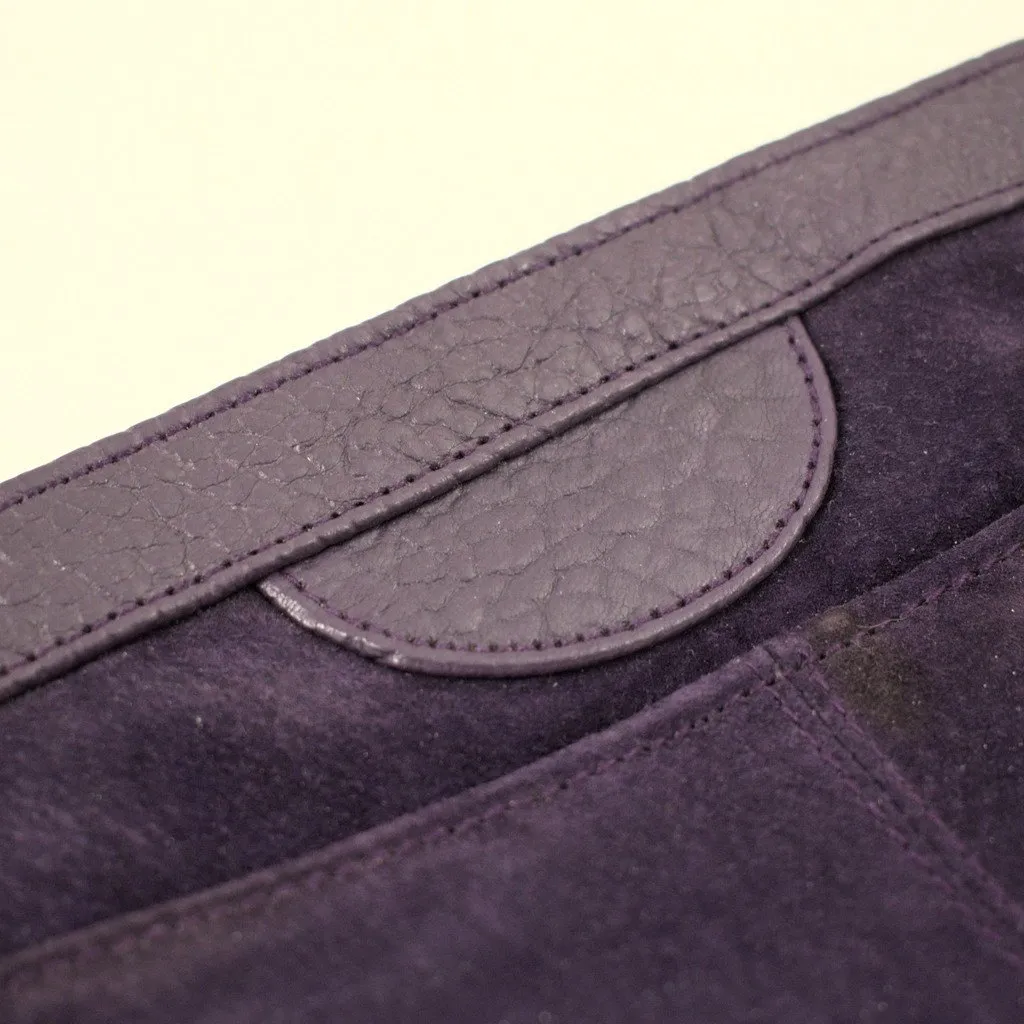 80s does 1940s Purple Clutch