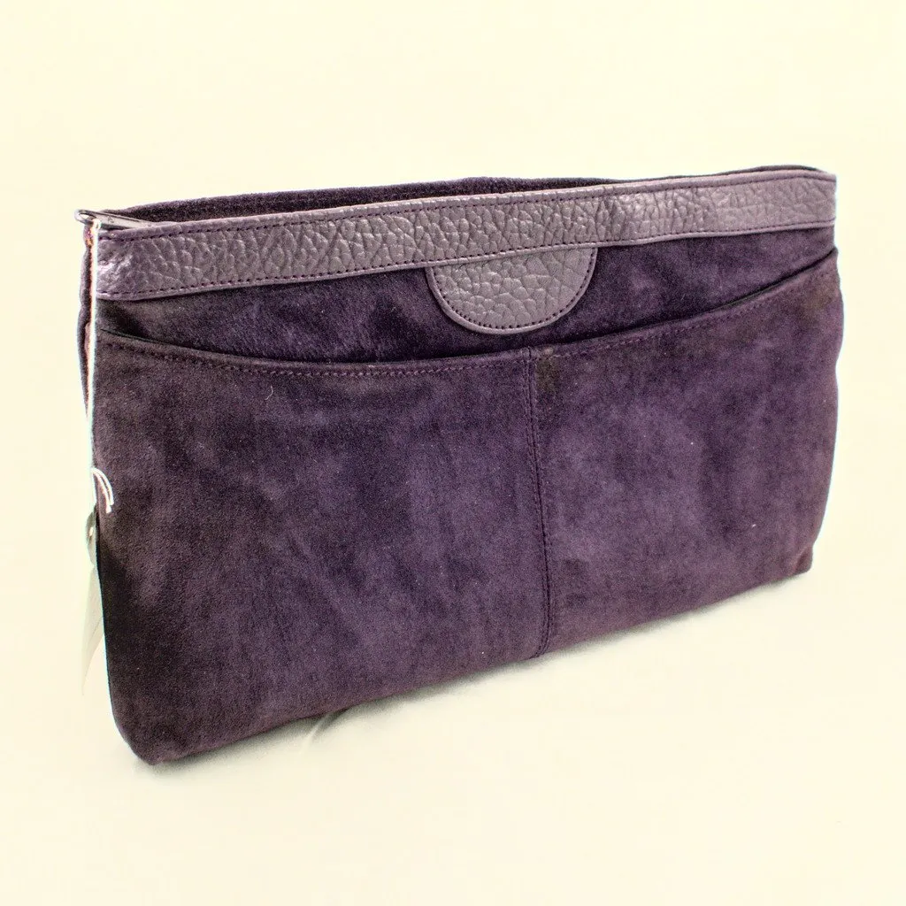 80s does 1940s Purple Clutch