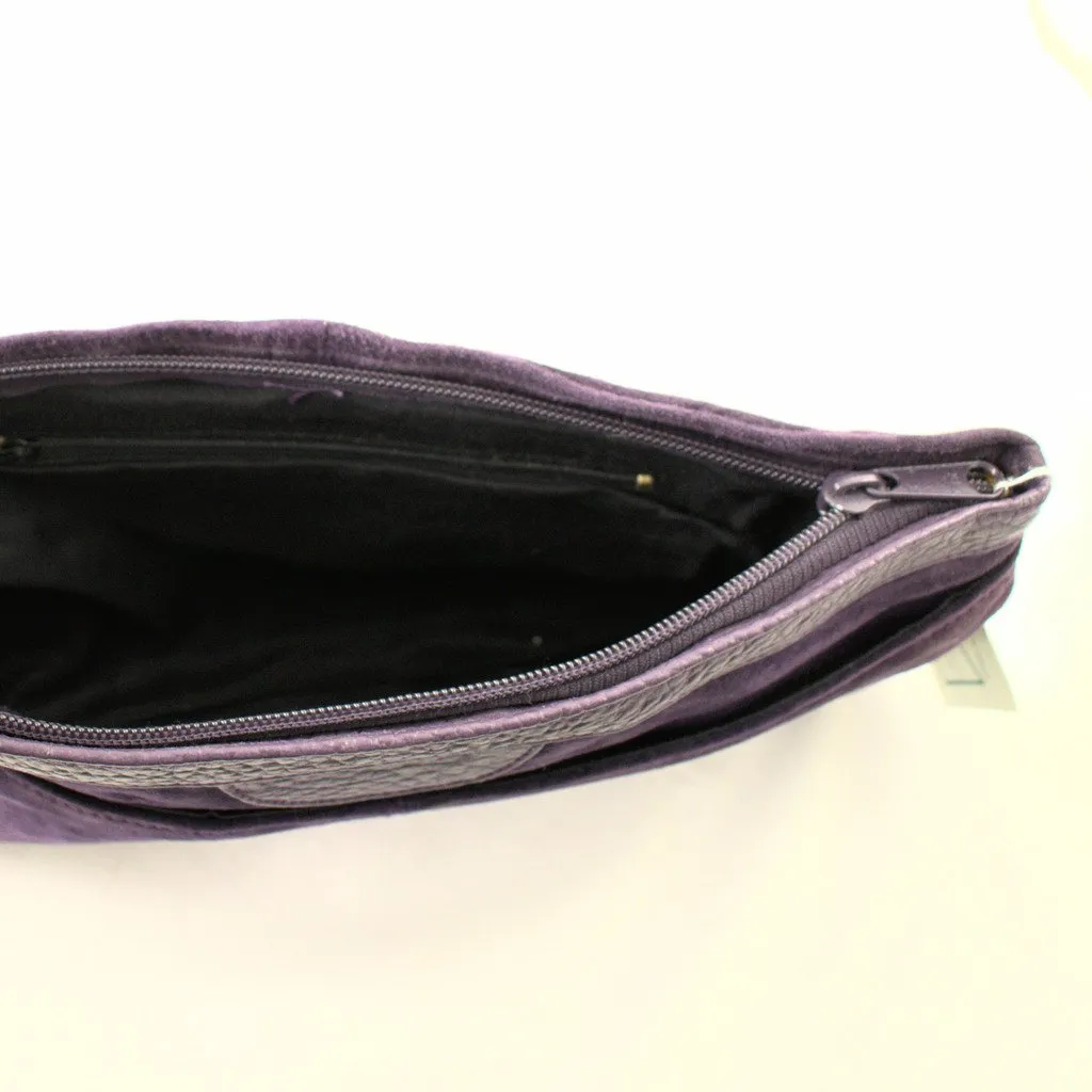 80s does 1940s Purple Clutch