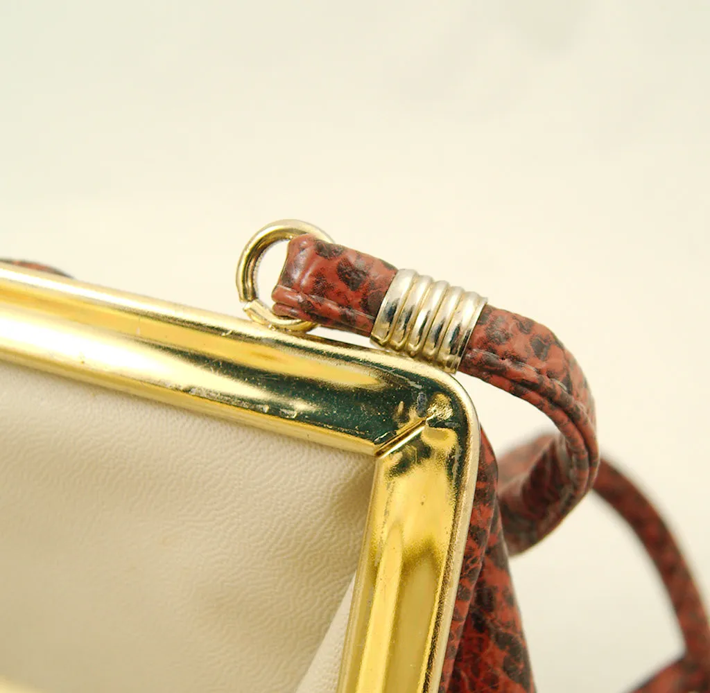 80s does 1940s Snakeskin Purse