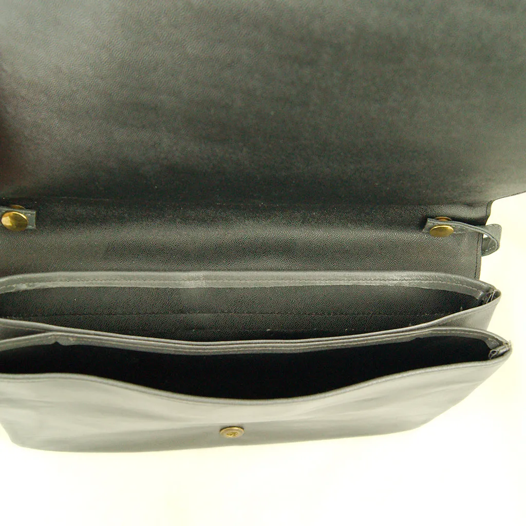 80s does 1950s Gray Clutch Bag