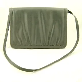80s does 1950s Gray Clutch Bag