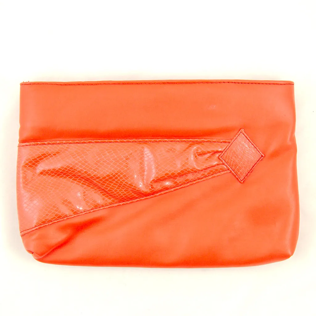 80s does 1950s Red Clutch Bag