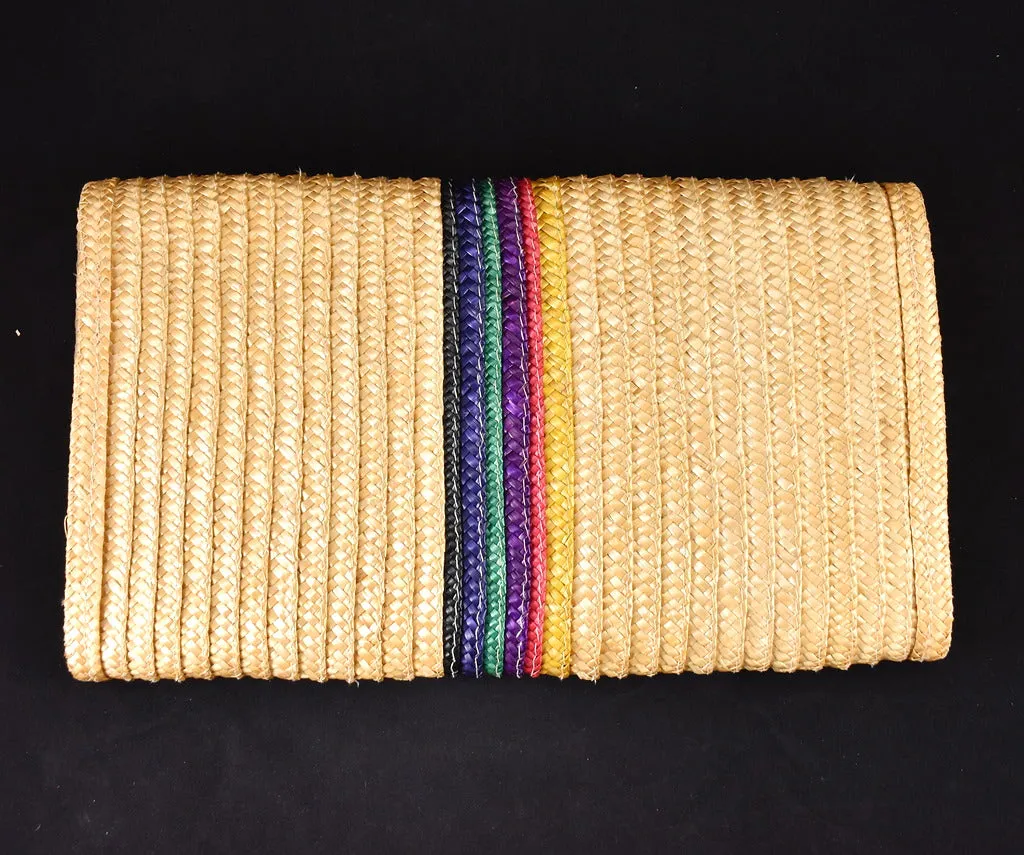 80s does 1950s Vintage Rainbow Clutch