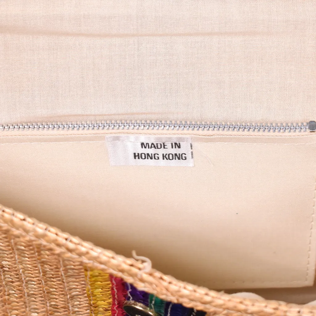 80s does 1950s Vintage Rainbow Clutch