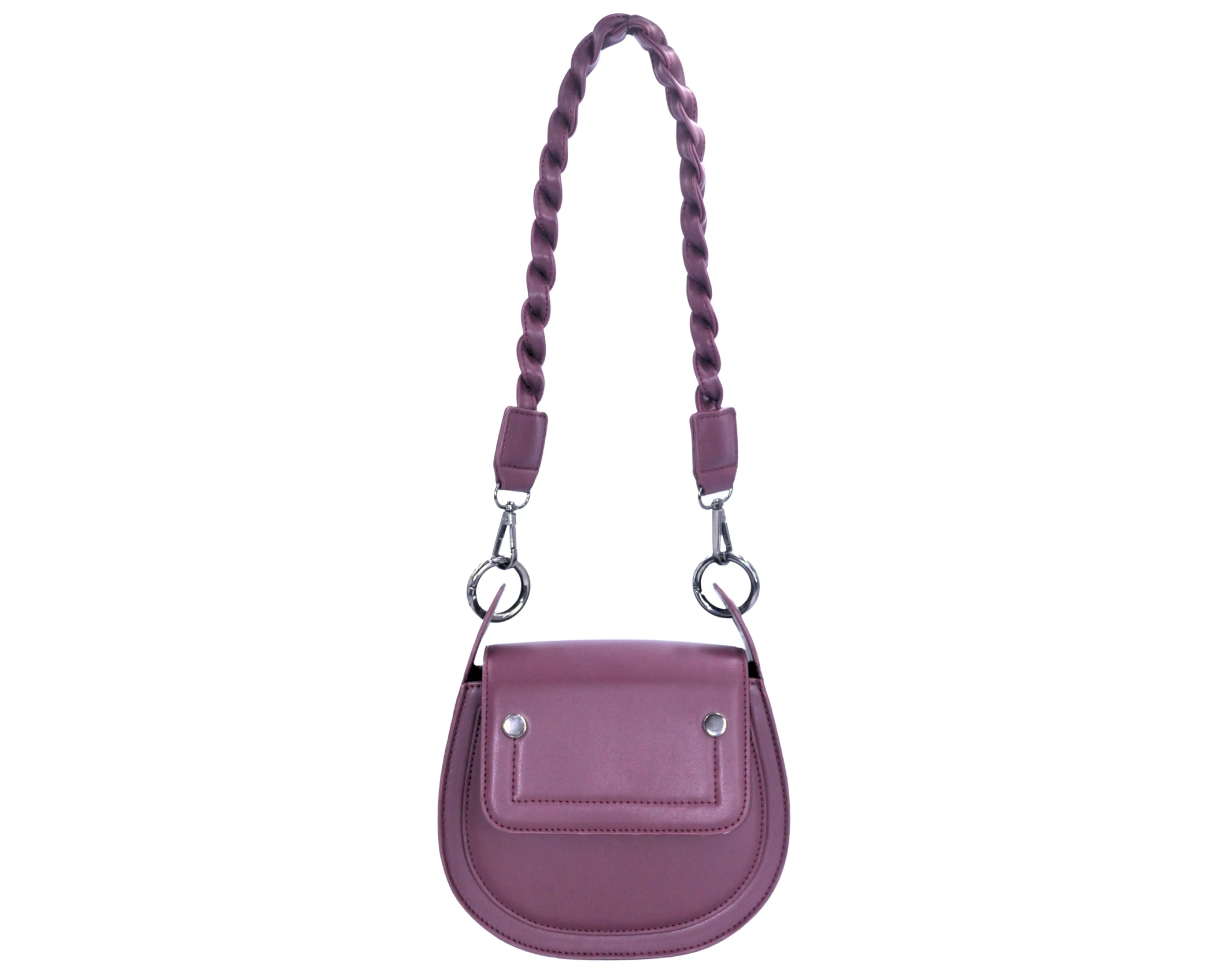 Adriana Cross Body and Shoulder Ladies Bag - Wine