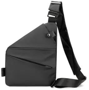 Anti Theft Crossbody Bags for Women Fanny Packs Purses Sling Bag with Adjustable Strap for Women Travel Essentials (Right, Black)