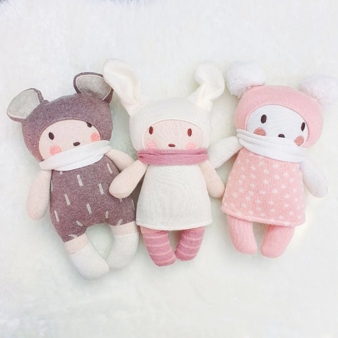 Baby Baba Knitted Doll Soft Toy in Gift Box