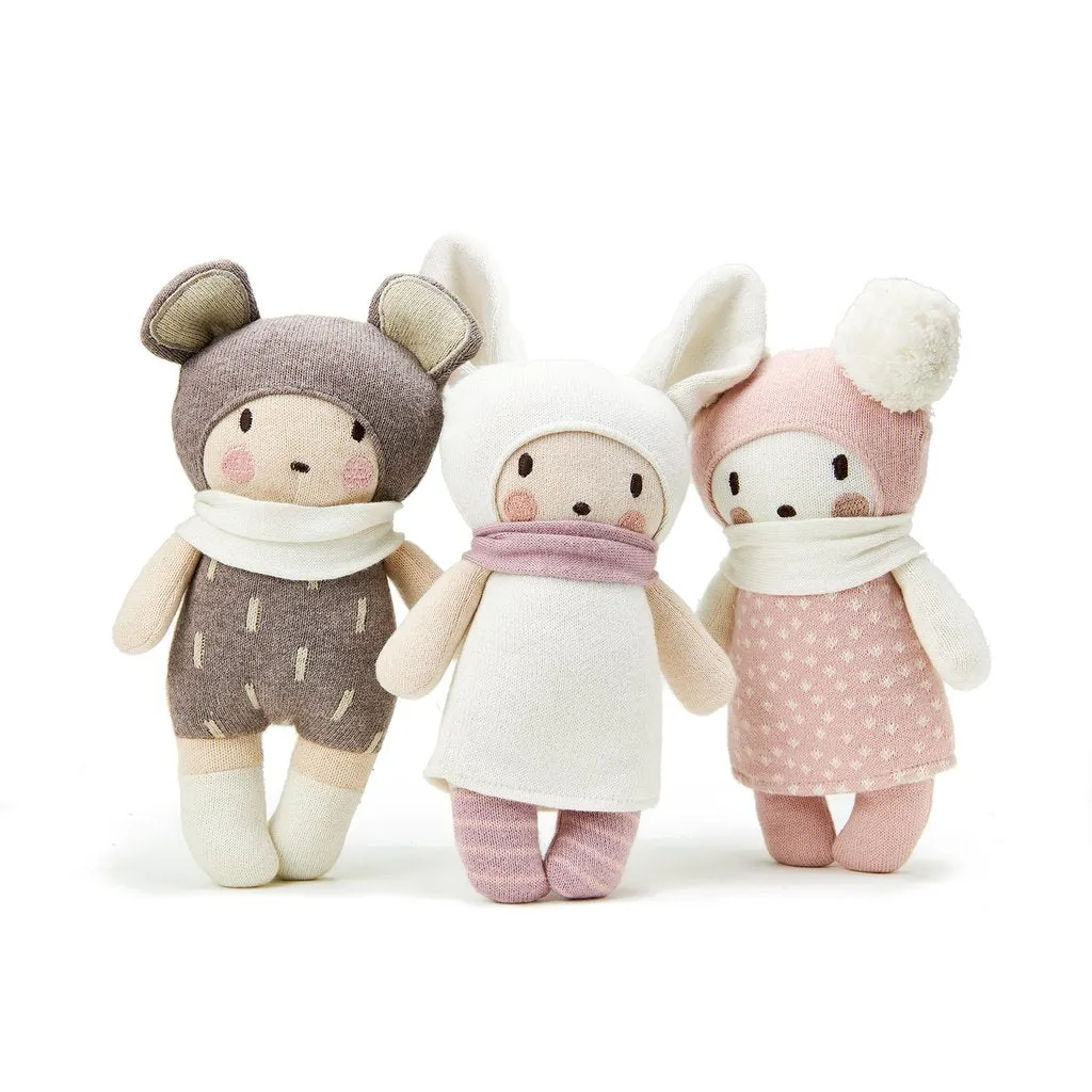 Baby Baba Knitted Doll Soft Toy in Gift Box