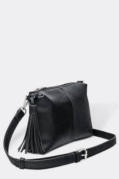 BABY DAISY CROSSBODY BAG BLACK