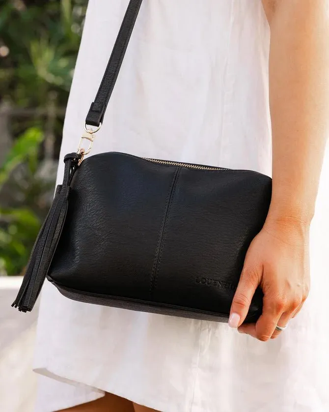 BABY DAISY CROSSBODY BAG BLACK