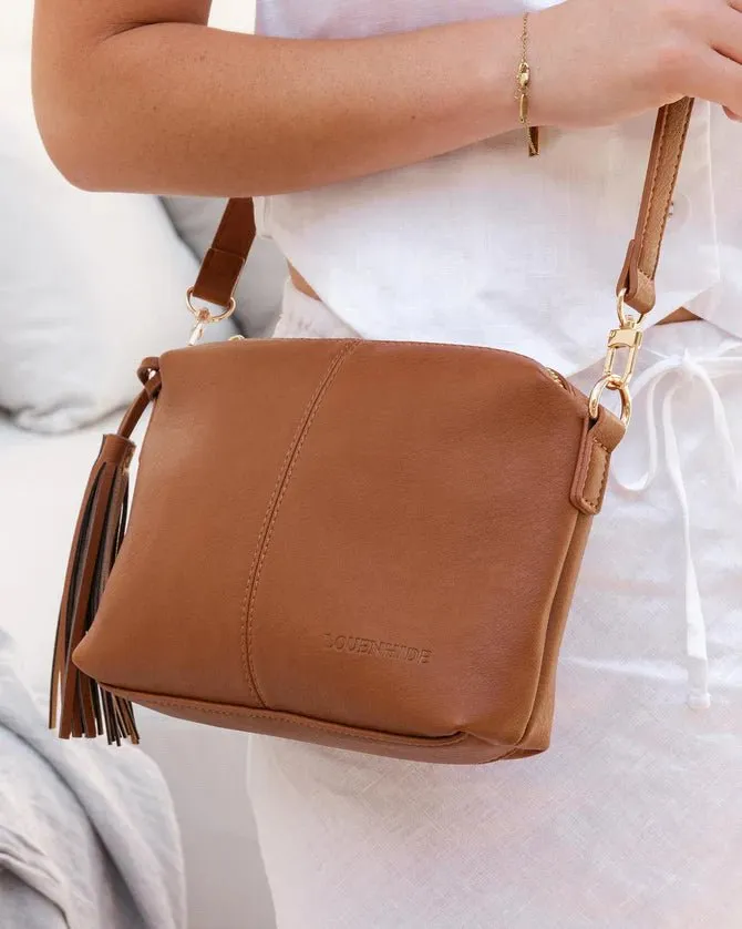 BABY DAISY CROSSBODY BAG TAN