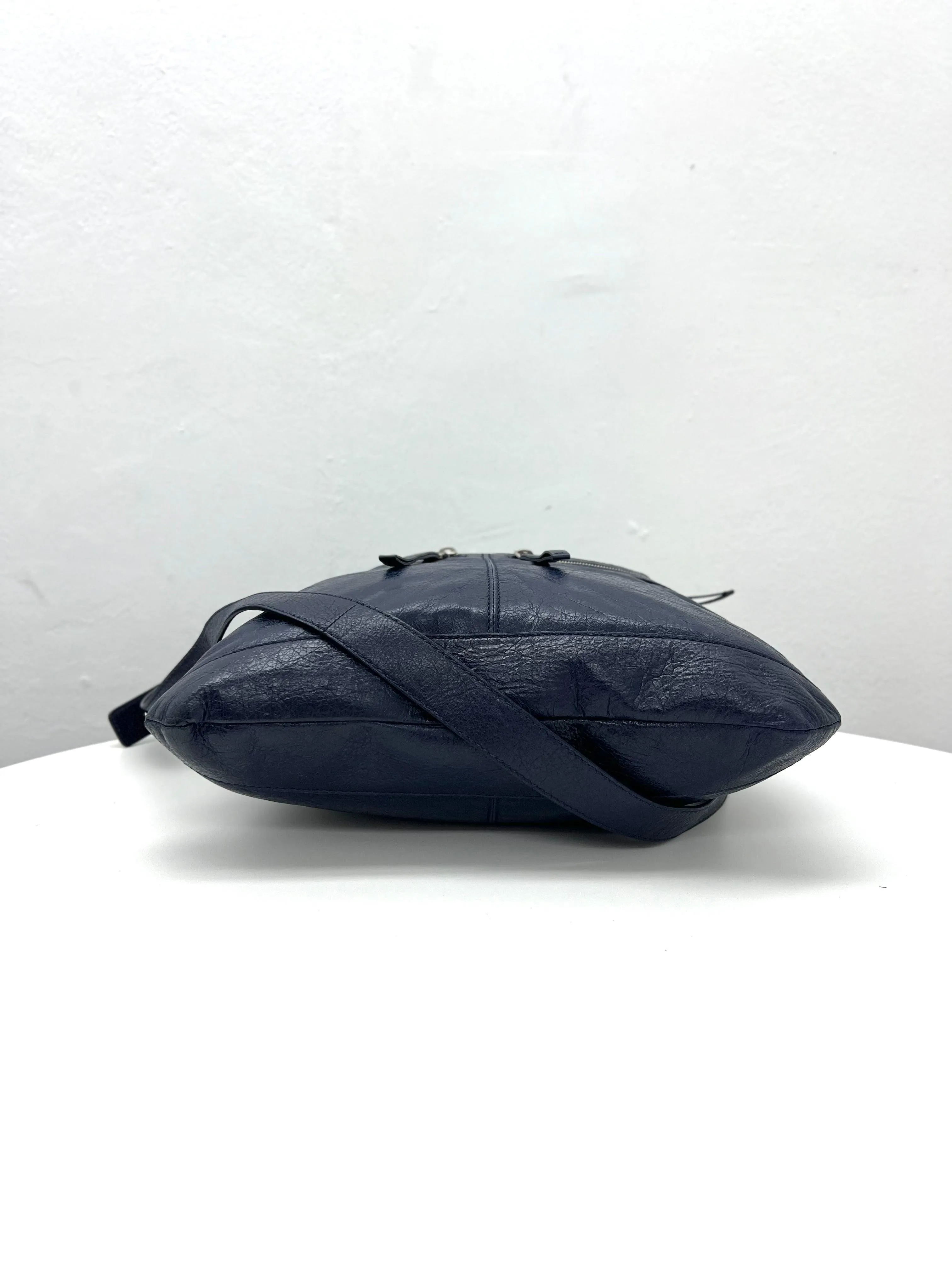 Balenciaga 2-way classic square bag Blue Obscure Lambskin leather