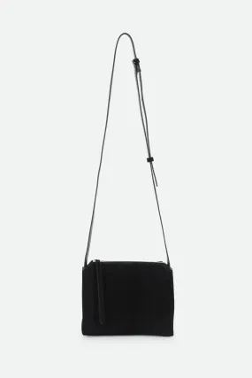 BRIDGET CROSSBODY SUEDE BAG IN BLACK