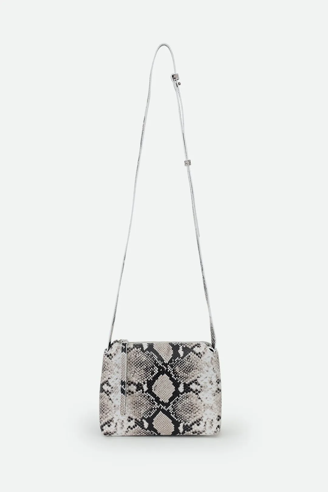 BRIDGET ITALIAN LEATHER CROSSBODY BAG IN SNAKE PRINT