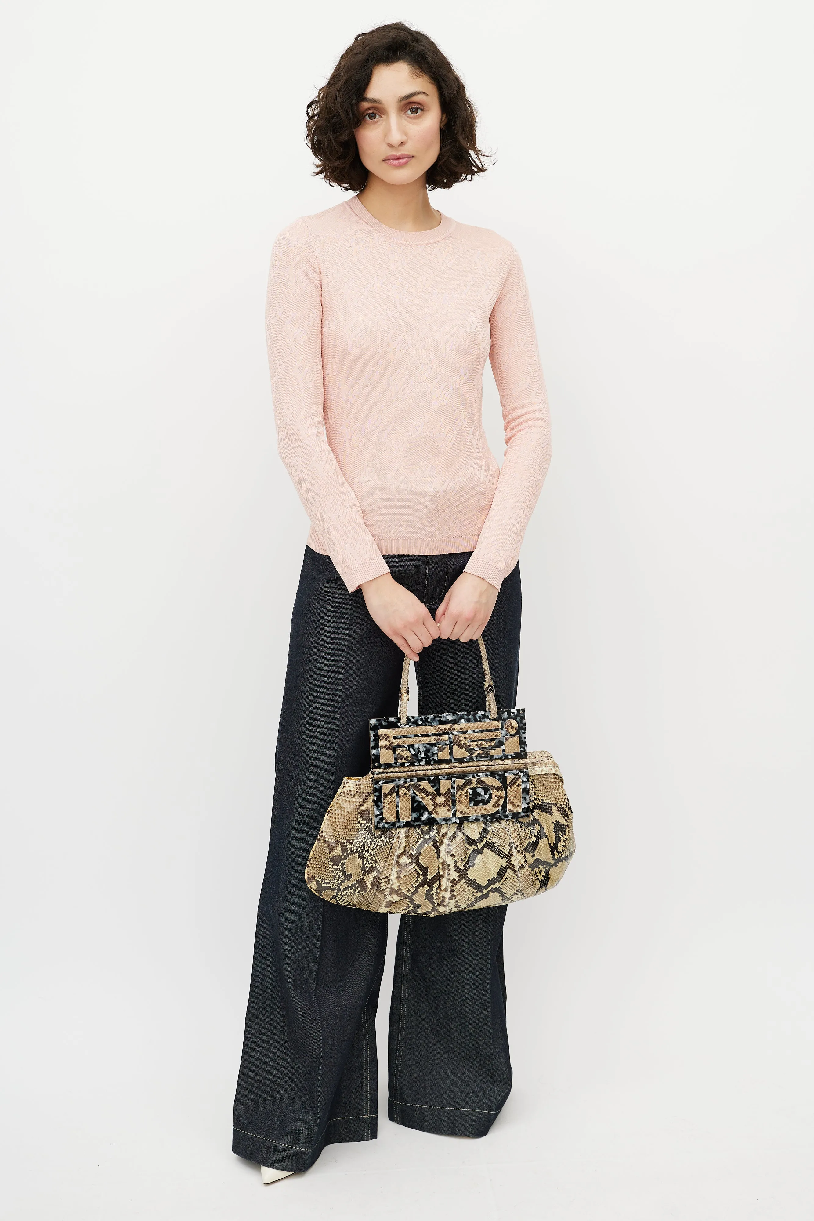 Brown To You Textured Leather Bag