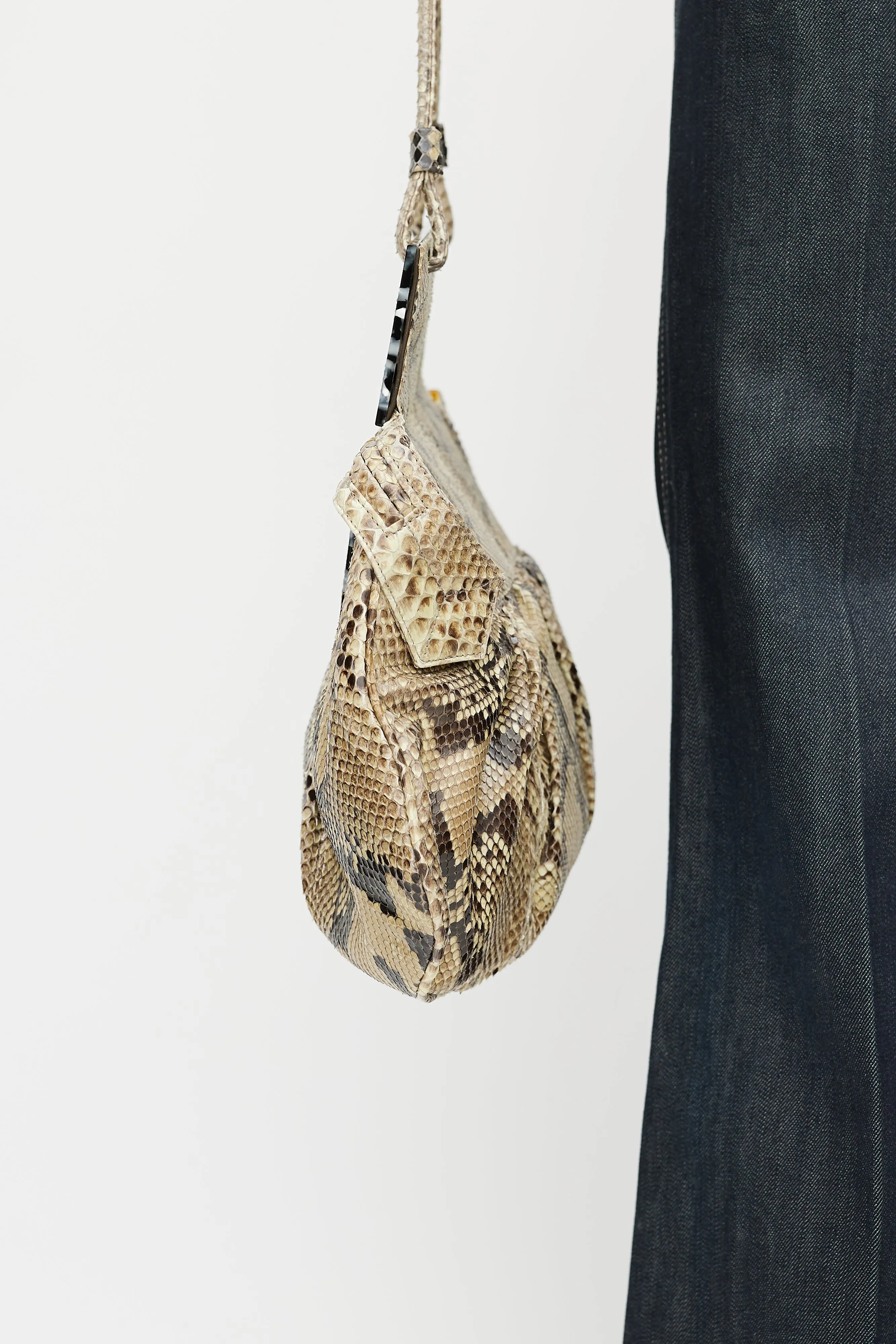 Brown To You Textured Leather Bag