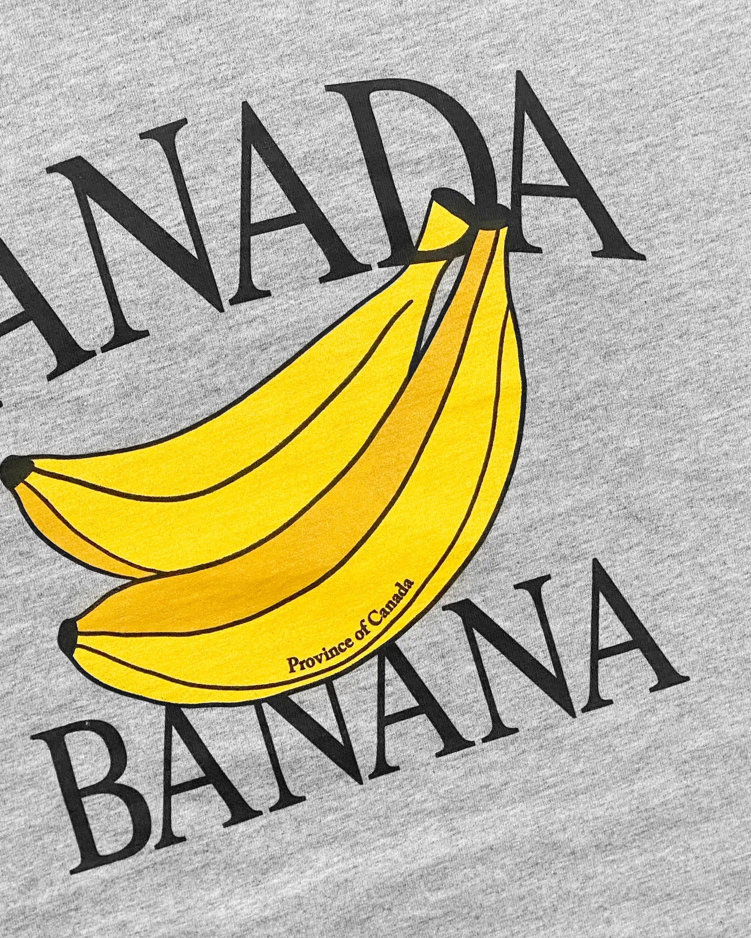 Canada Banana Tee Heather Grey - Unisex