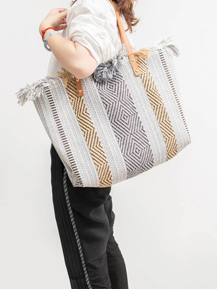 Canvas Tote Shoulder Bag