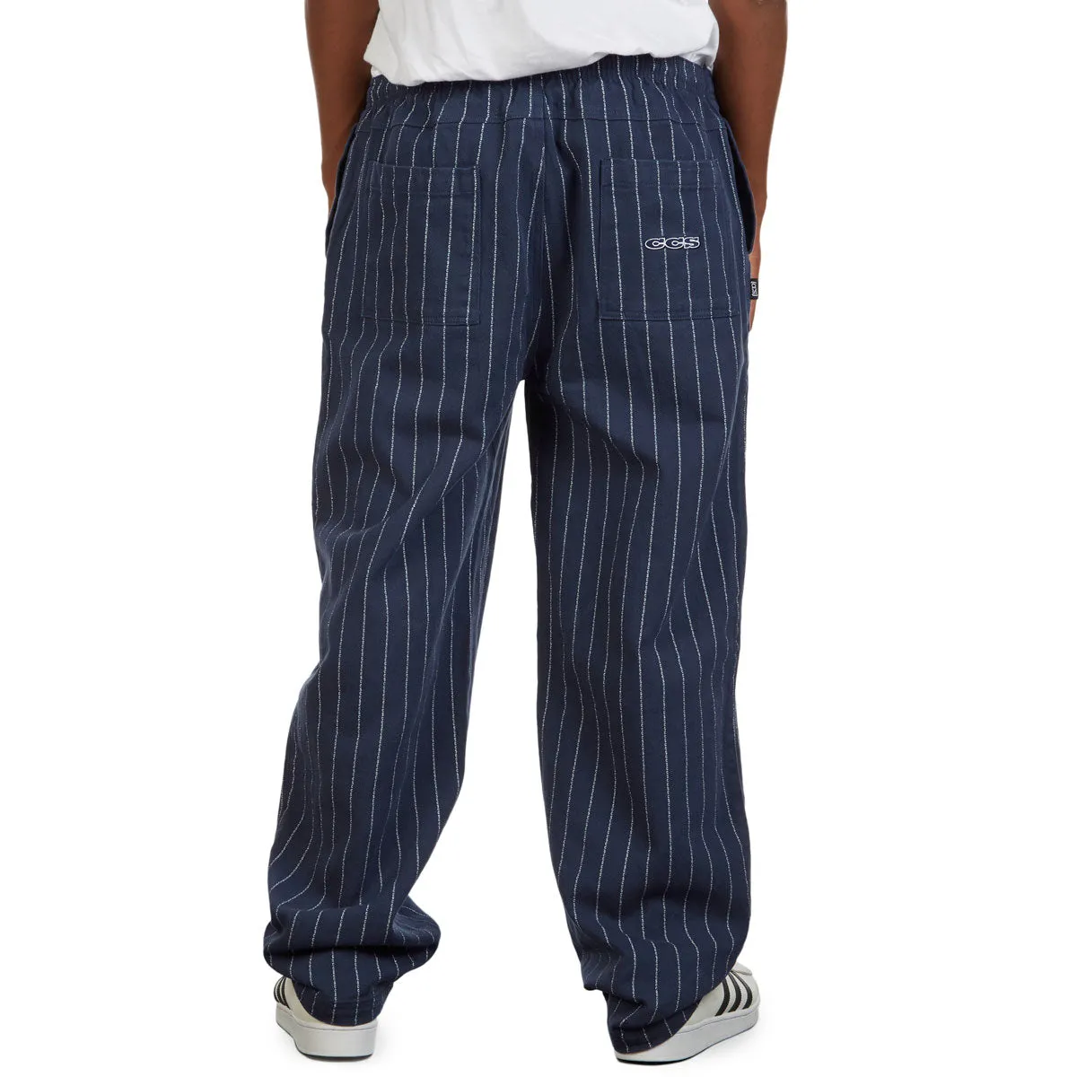 CCS Easy Twill Pants - Navy Pinstripe
