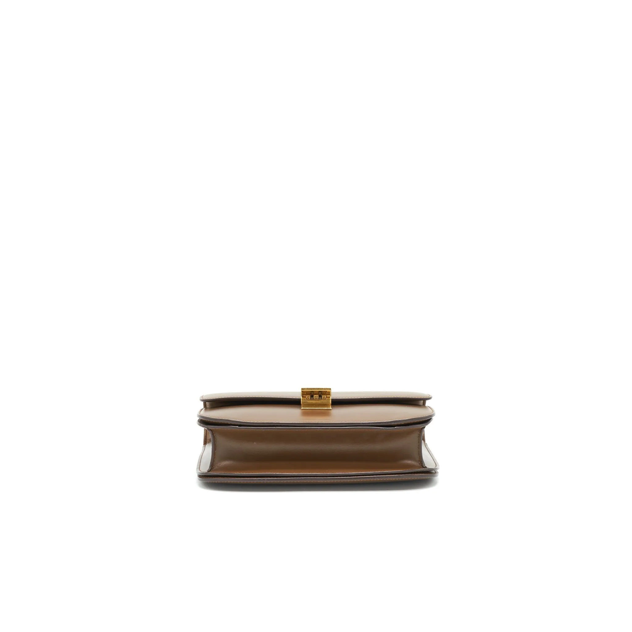 Celine Classic Medium Box Bag in Caramel