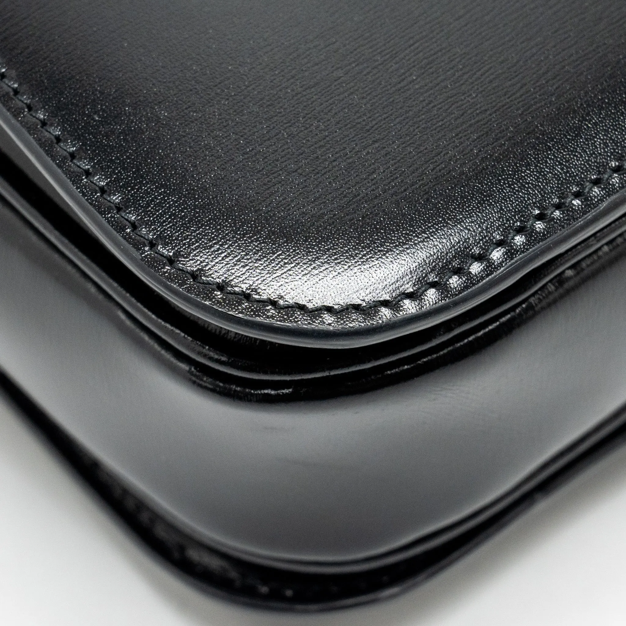 Celine Classic Triomphe Bag Shiny Calfskin Black