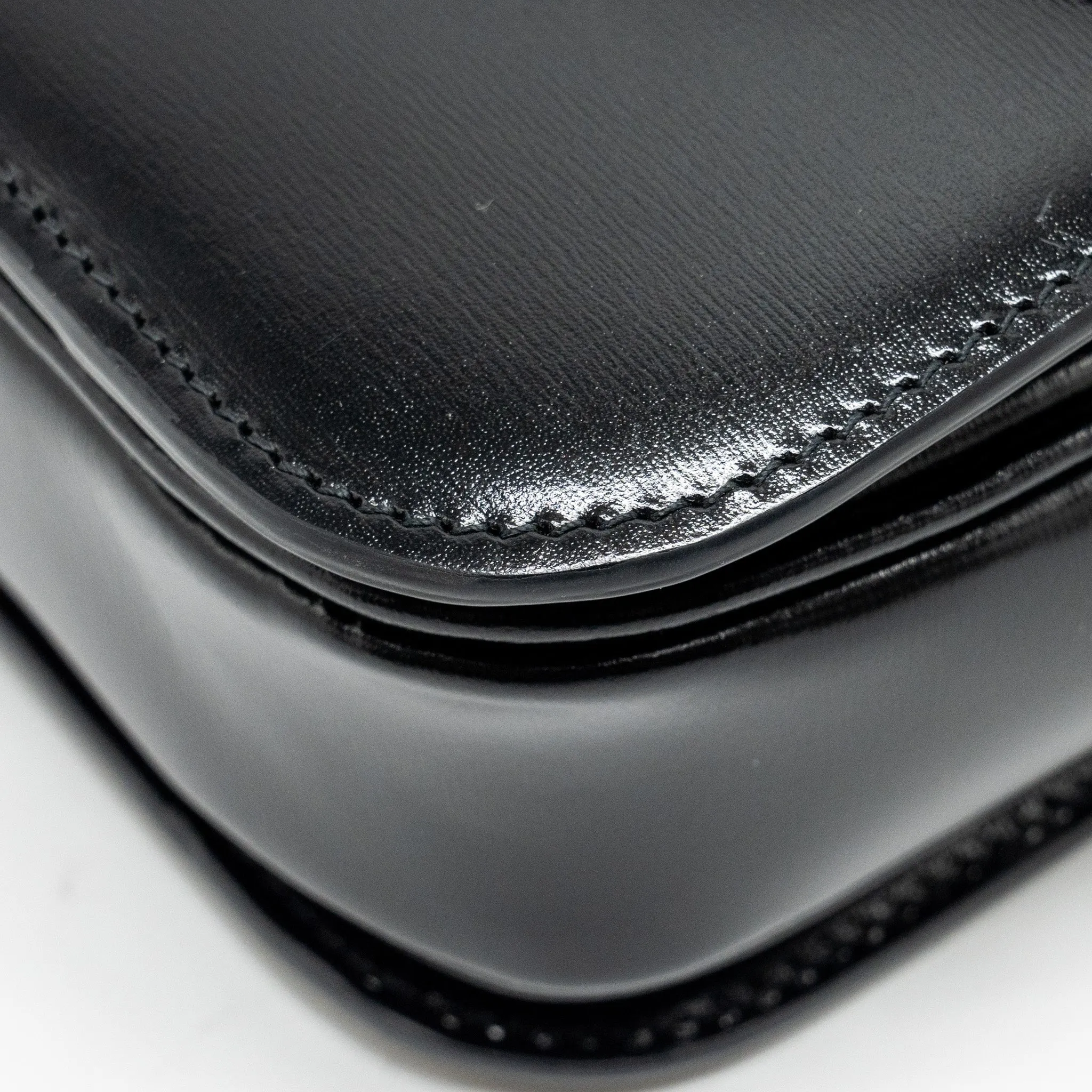 Celine Classic Triomphe Bag Shiny Calfskin Black