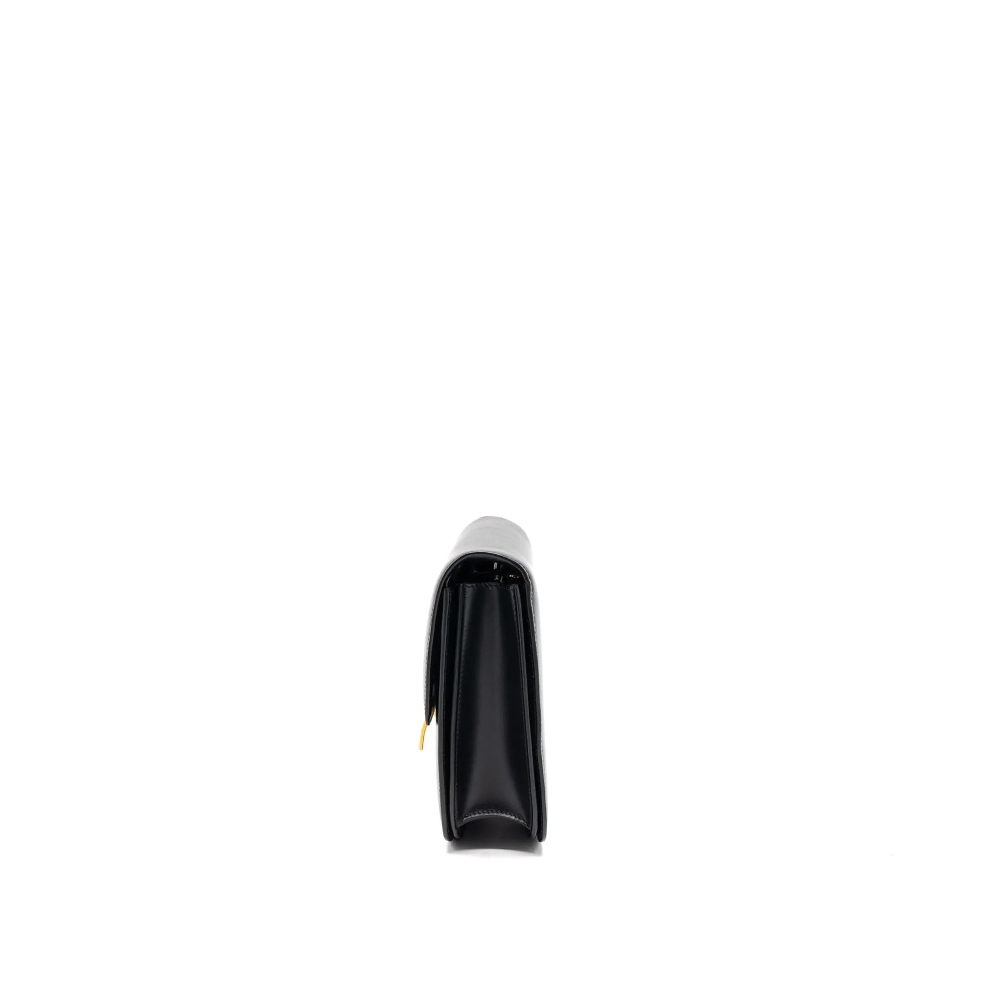 Celine Medium Classic Box Calfskin Black Brushed