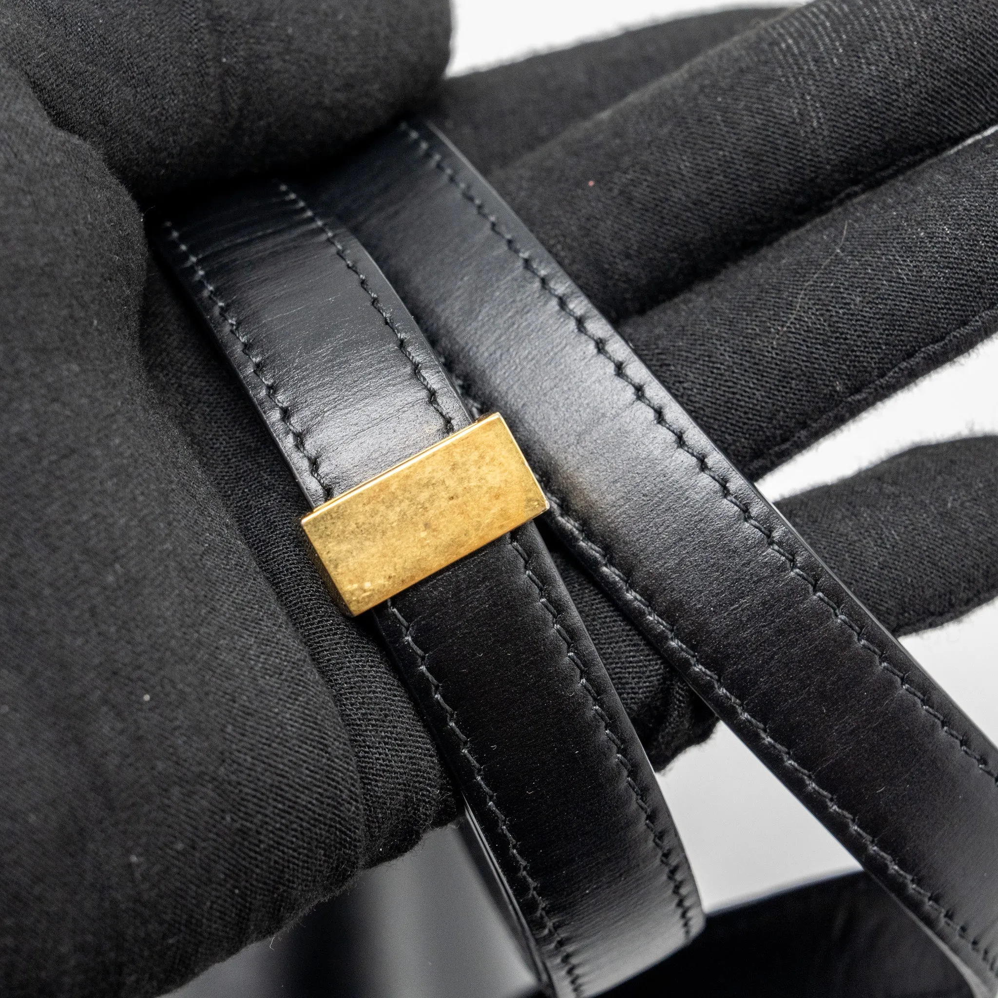 Celine Mini Classic Box Bag Calfskin Black