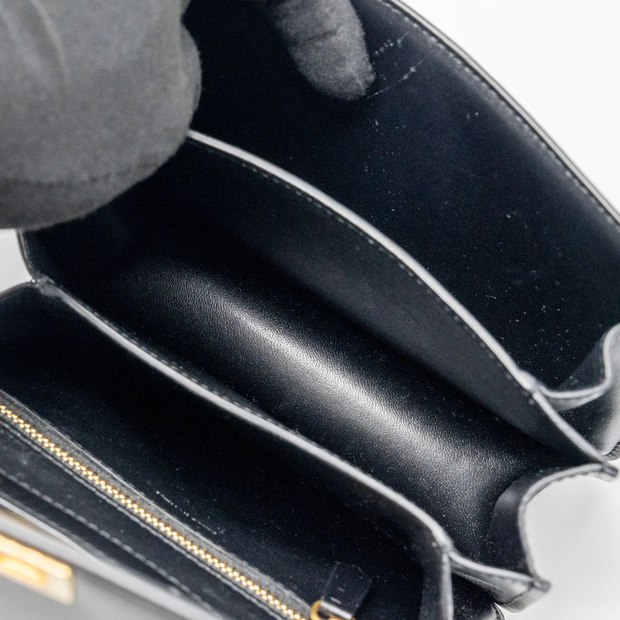 Celine Mini Classic Box Bag Calfskin Black