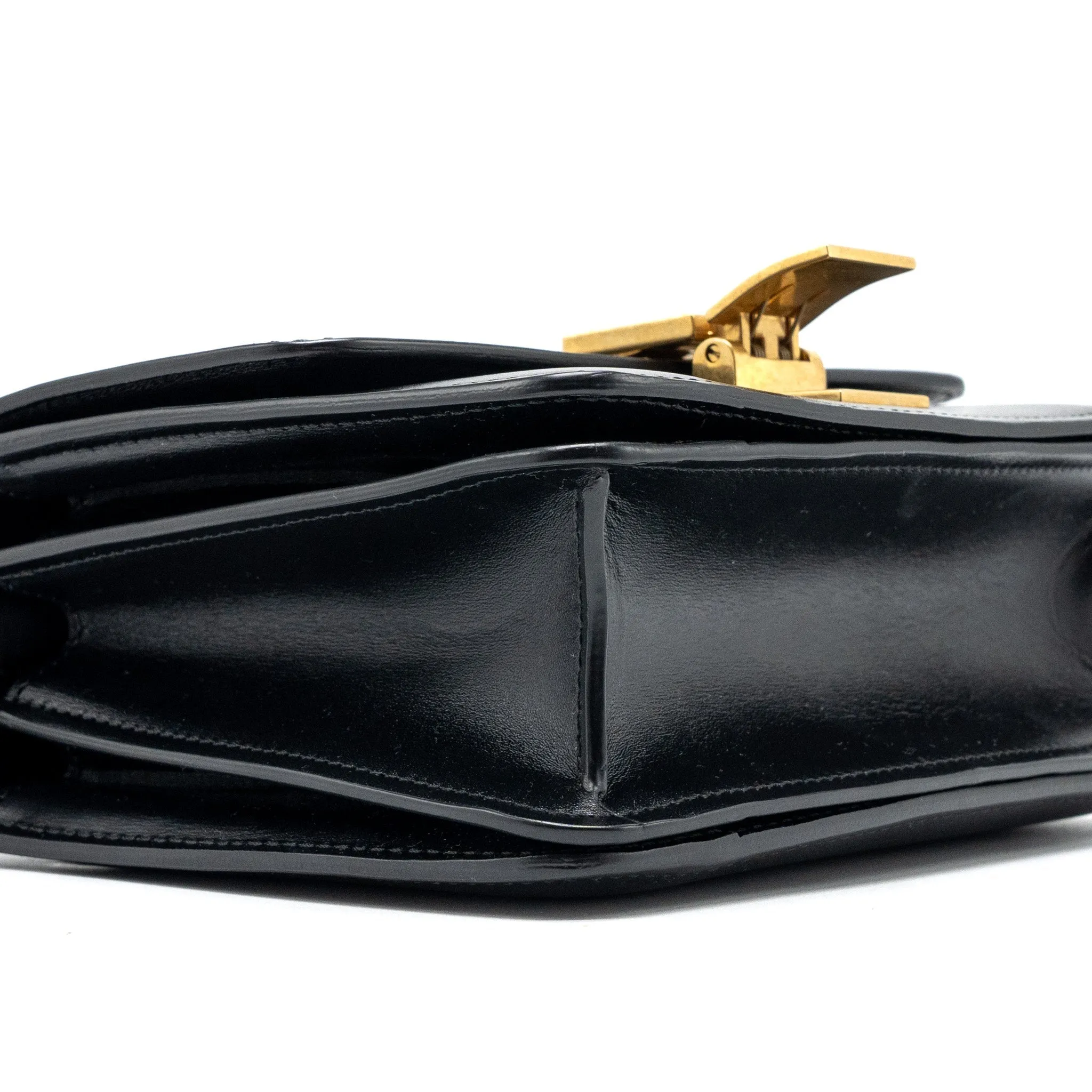 Celine Mini Classic Box Bag Calfskin Black