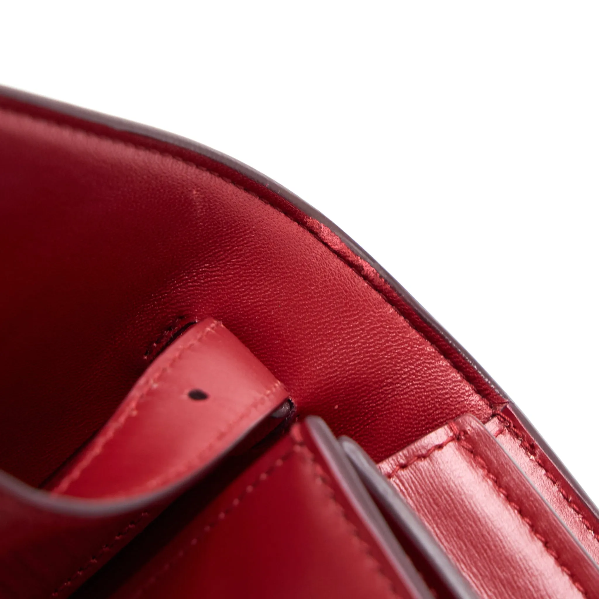 Celine Small Classic Box Bag Calfskin Red