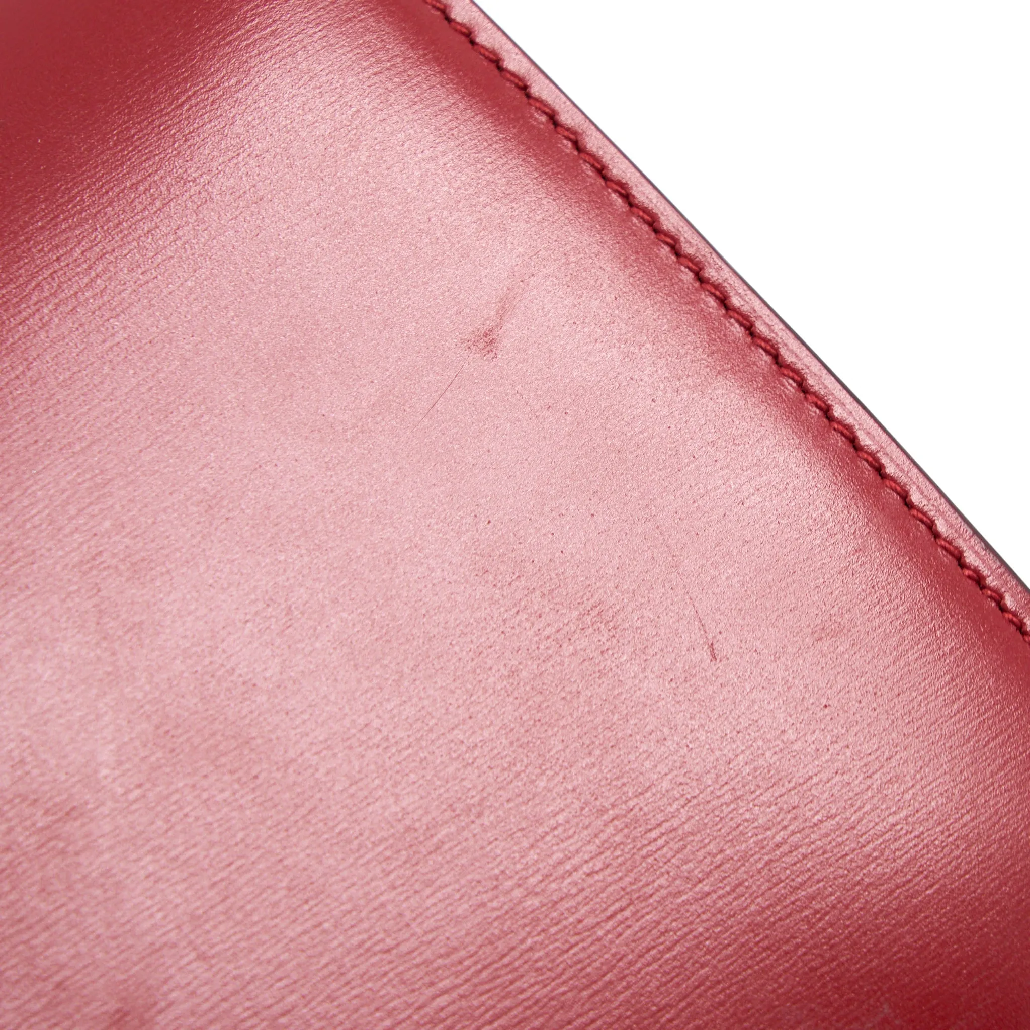 Celine Small Classic Box Bag Calfskin Red
