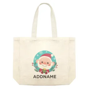 Christmas Cute Animal Series Cute Santa Shopping Bag