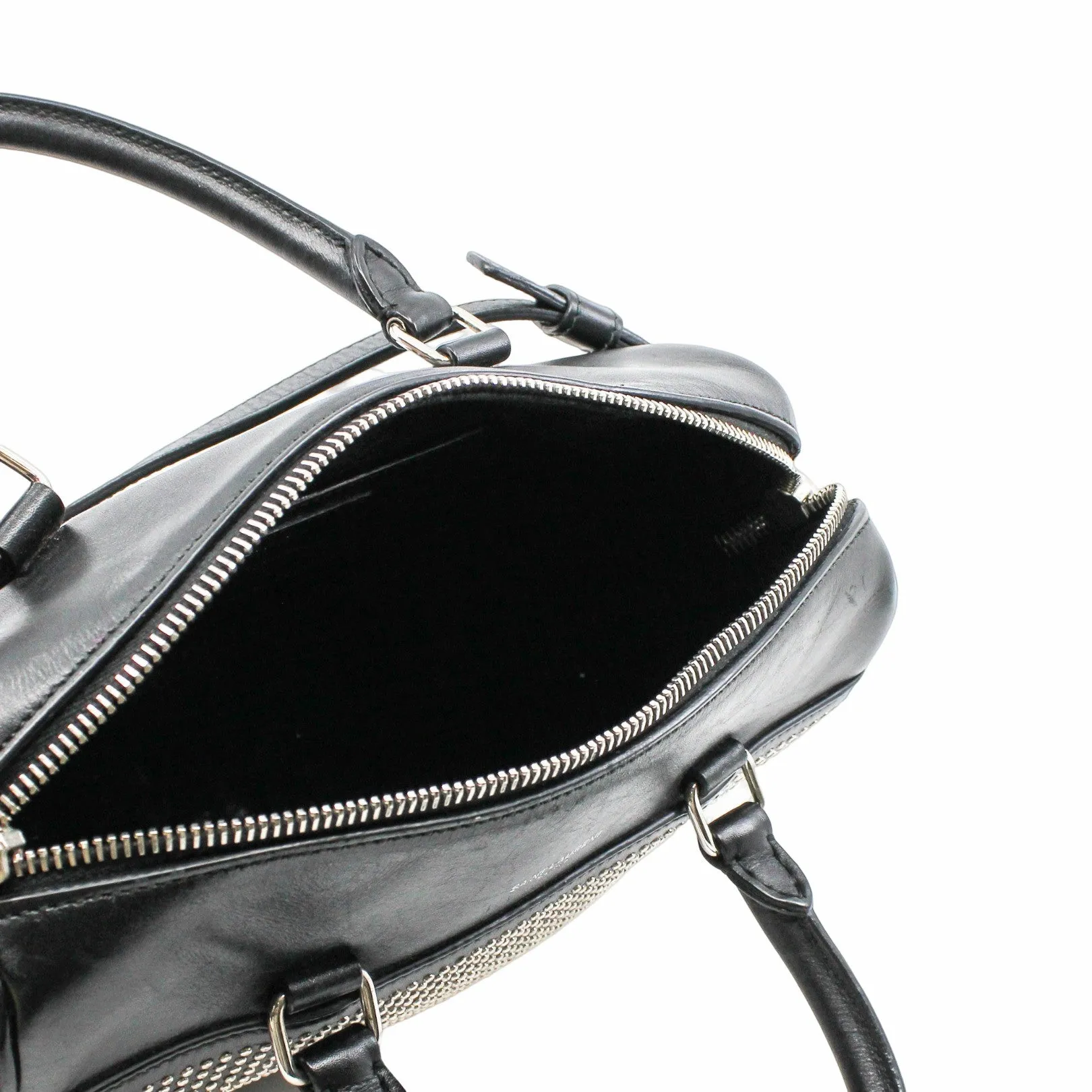 Classic Baby Duffel Bag  Leather  Black phw