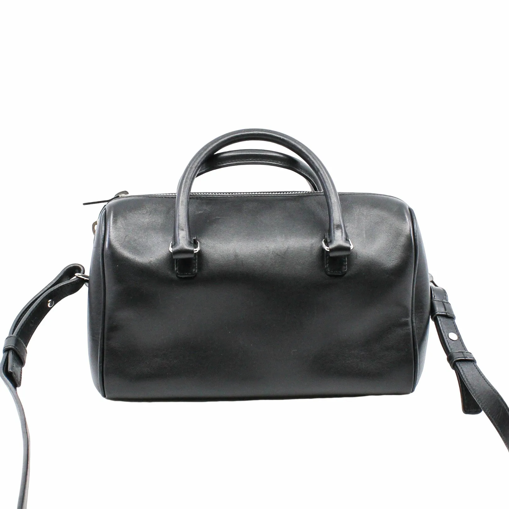 Classic Baby Duffel Bag  Leather  Black phw