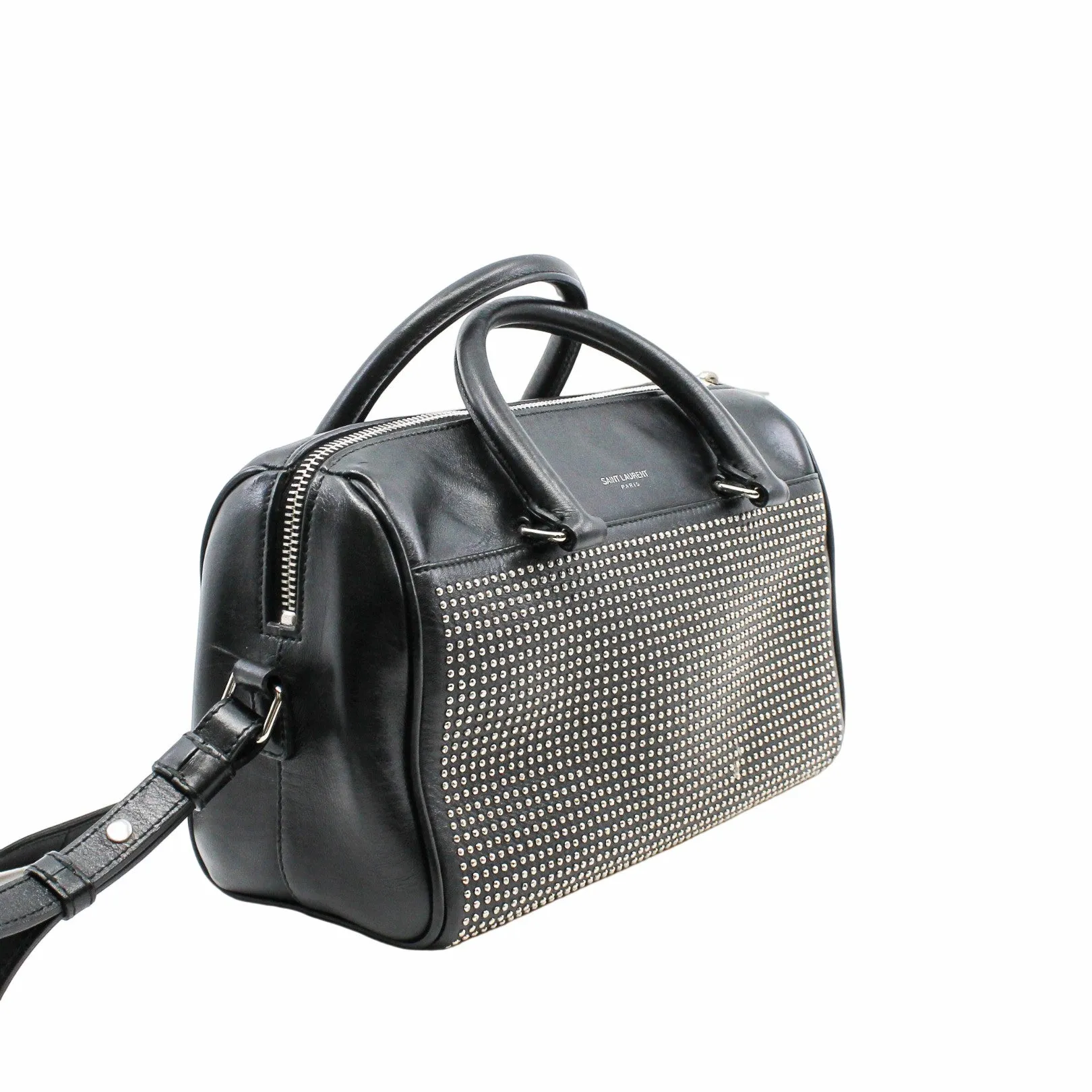 Classic Baby Duffel Bag  Leather  Black phw