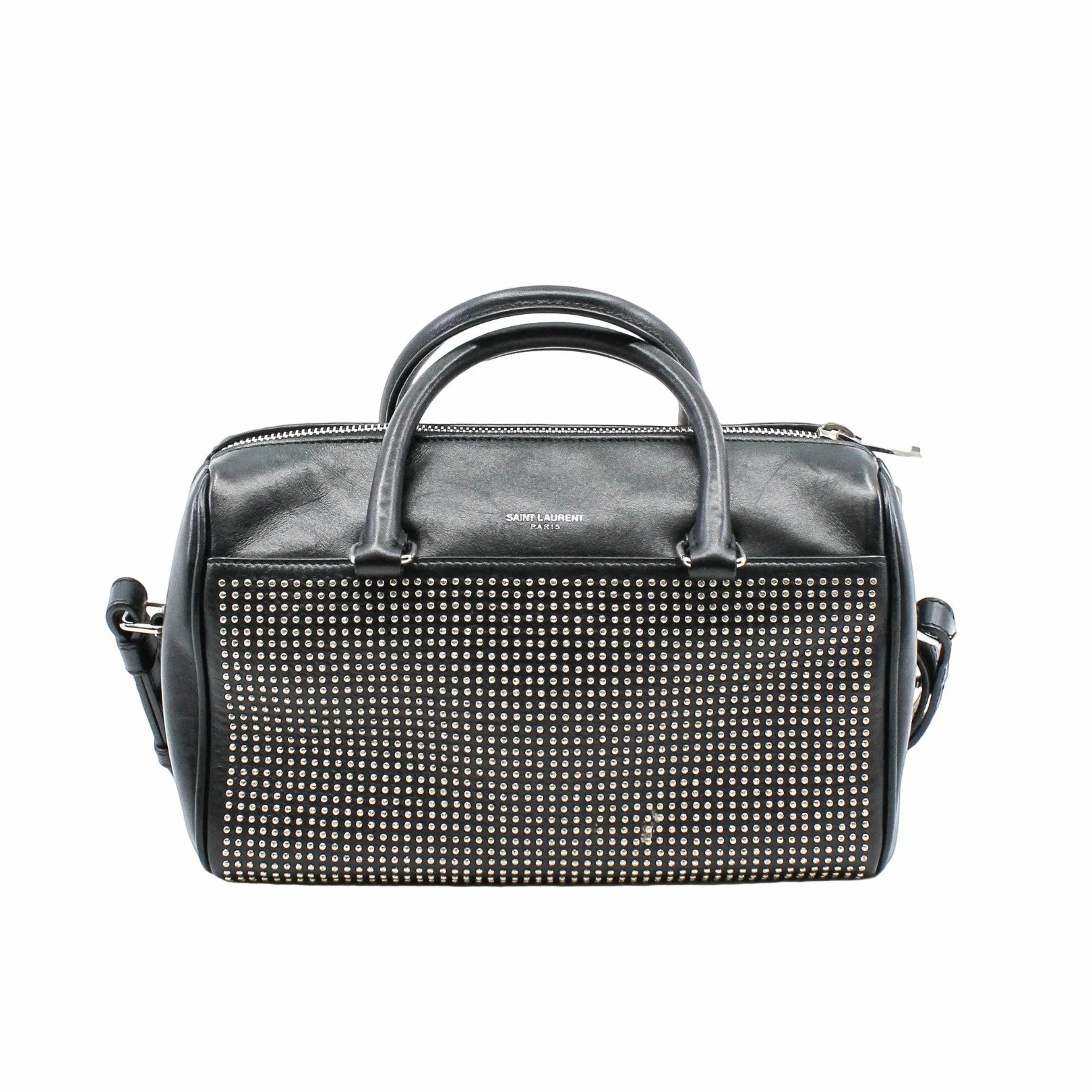 Classic Baby Duffel Bag  Leather  Black phw