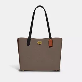 Coach Willow Tote Bag In Stone