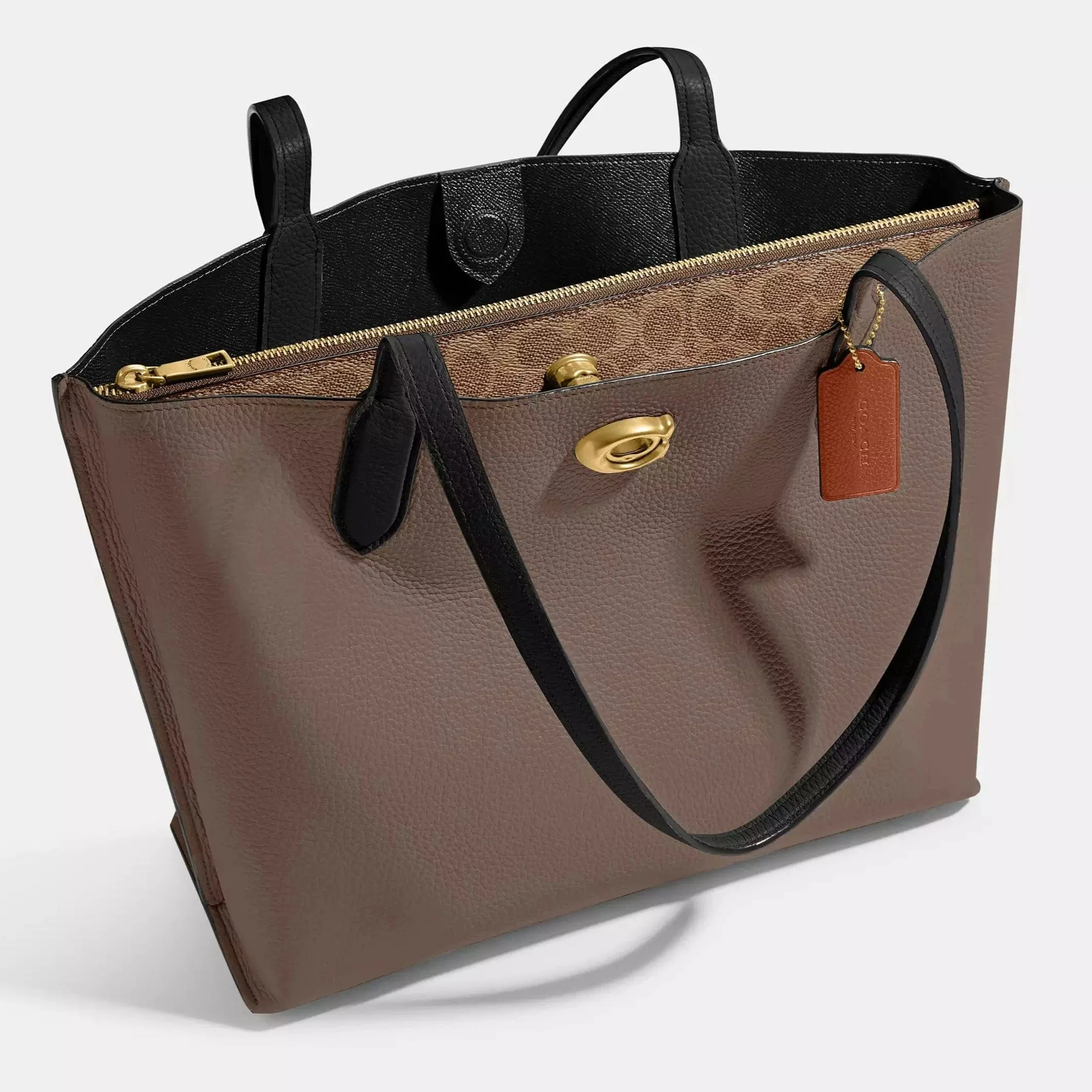 Coach Willow Tote Bag In Stone