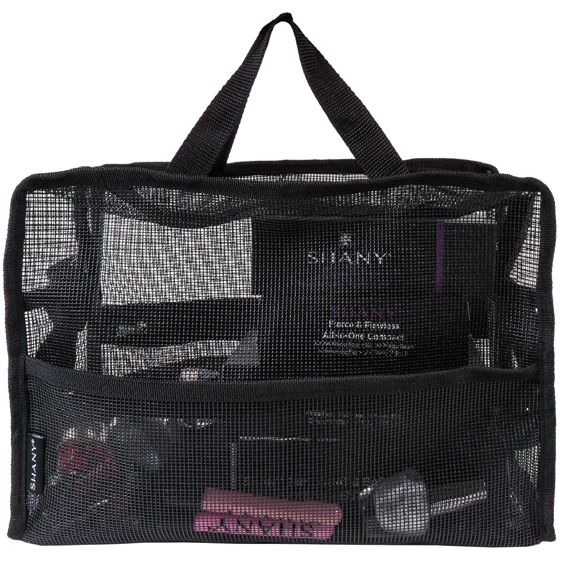 Collapsible Mesh Bag and Travel Tote – Black