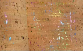 Cork - Natural Bamboo Rainbow 27" x 36" - EESCOR1YD NAT BAM/RA