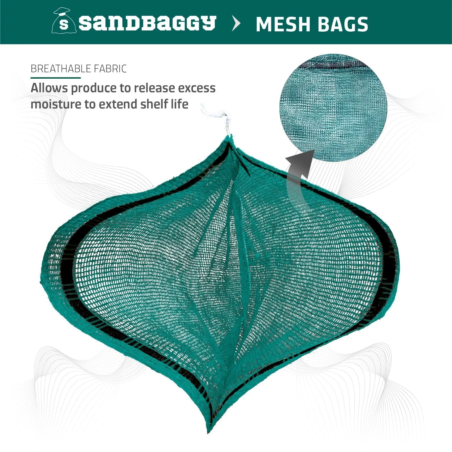 Custom Printed Mesh Produce Bags for Fruits & Vegetables