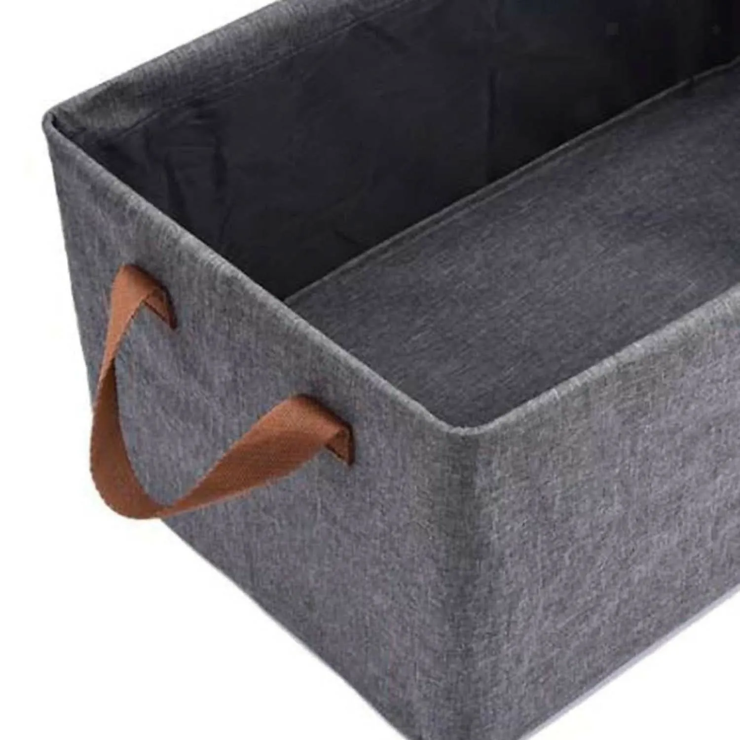 Flexi Fold Large Collapsible Cloth Basket | Versatile Metal Frame Organizer for Clothes, Toys, and Books