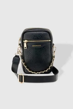 FRANKIE PHONE CROSSBODY BAG BLACK