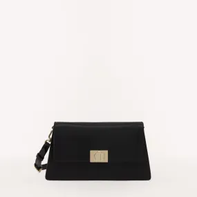 FURLA ZOE SHOULDER BAG IN BLACK