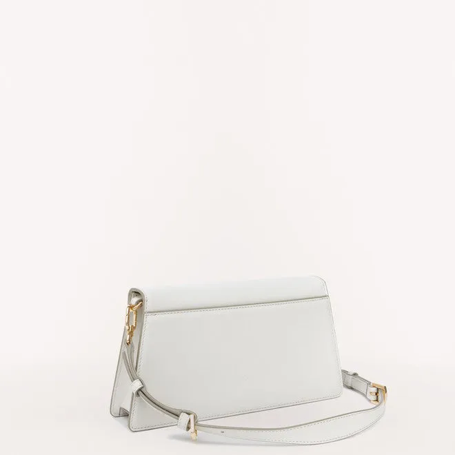 FURLA ZOE SHOULDER BAG IN WHITE