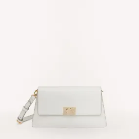 FURLA ZOE SHOULDER BAG IN WHITE