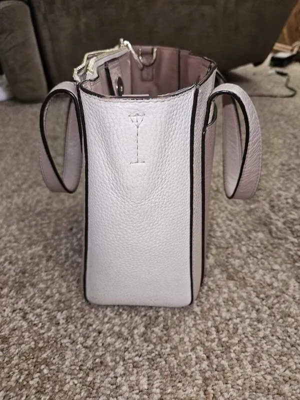 Gemma Small Tri-Color Pebbled Leather Crossbody